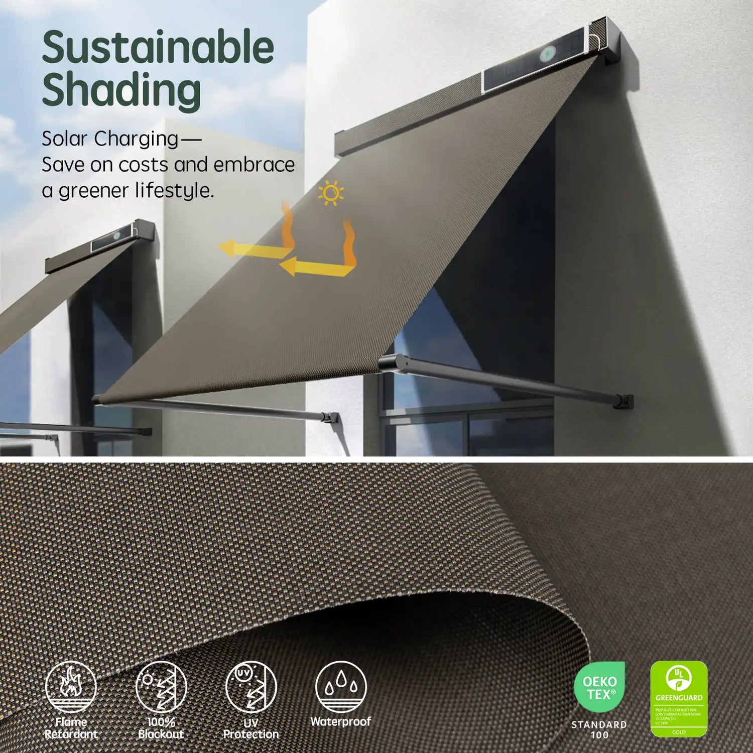 Yoolax Motorised Outdoor Pivot Arm Awnings