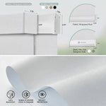 Motorised V-Series blockout roller blinds featuring fabric wrapped or aluminium pelmet, 100% blackout fabric, thermal insulation, and privacy protection