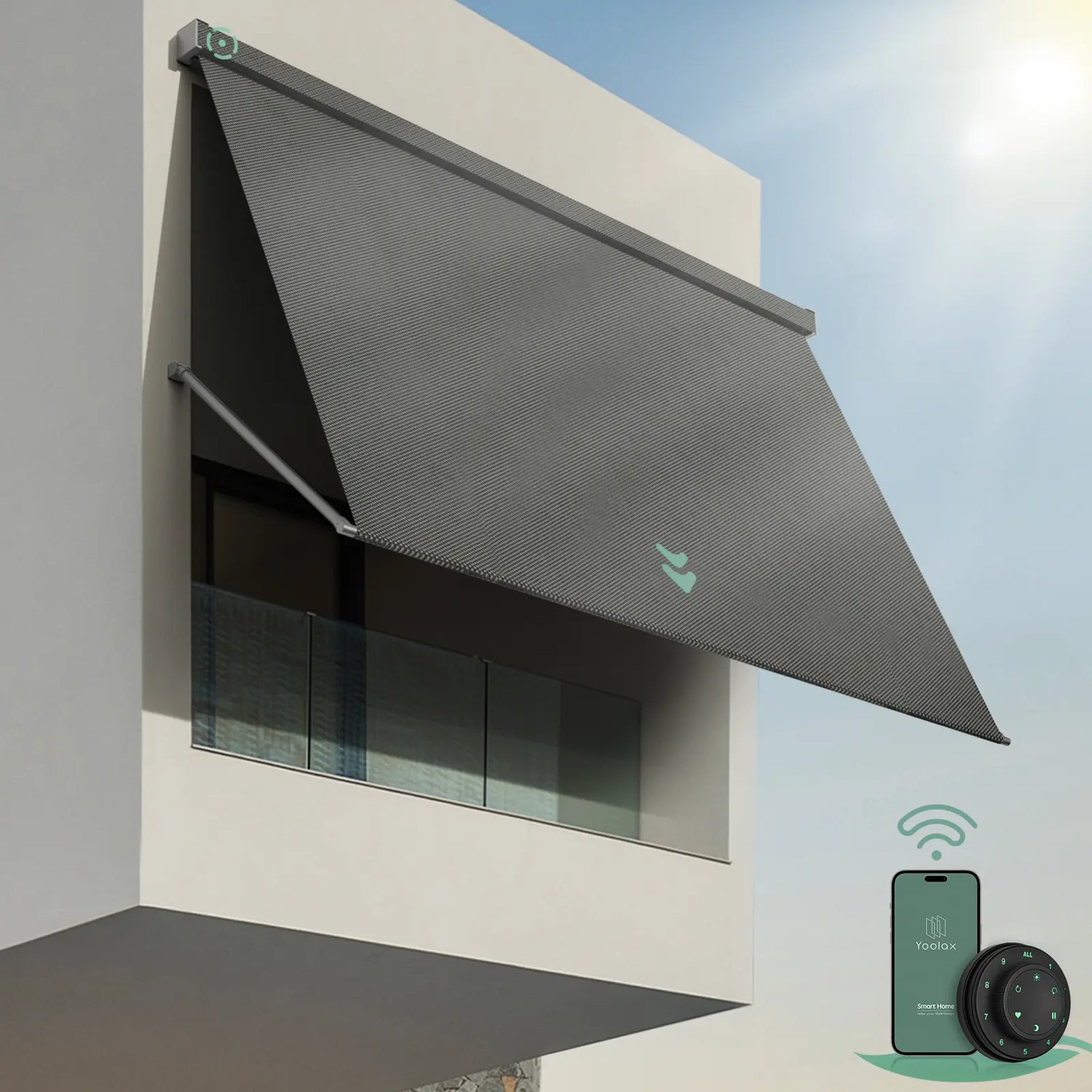 Yoolax Smart Outdoor Pivot Arm Awnings