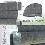 Motorised roman blinds fabric detail with fabric-wrapped valance and rod, featuring soft textured material, airflow design, and partial blackout performance for balanced light and privacy.