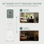 Yoolax EaseOne remote with daily timer control for motorized blinds