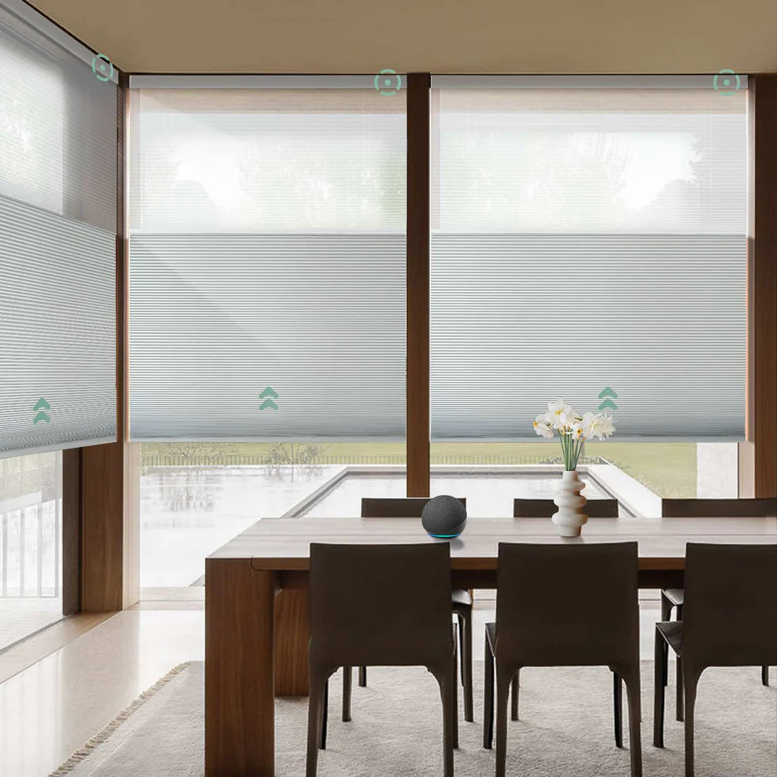 Yoolax Smart Motorised Day Night Honeycomb Blinds